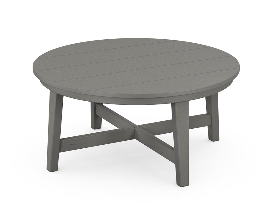 POLYWOOD Newport 36" Round Coffee Table in Slate Grey image