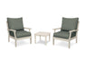 POLYWOOD Braxton 3-Piece Deep Seating Set in Sand / Cast Sage image