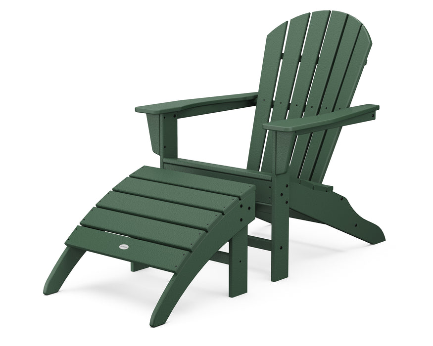 POLYWOOD South Beach Adirondack 2-Piece Set in Green image