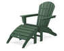 POLYWOOD South Beach Adirondack 2-Piece Set in Green image