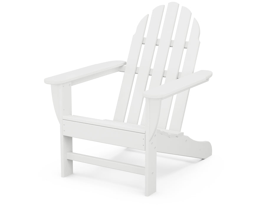 POLYWOOD Classic Adirondack Chair in White