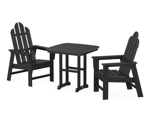 POLYWOOD Long Island 3-Piece Dining Set in Black image