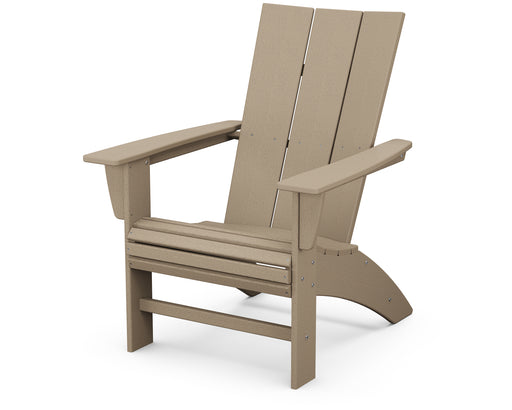POLYWOOD Modern Curveback Adirondack Chair in Vintage Sahara image