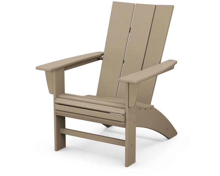 POLYWOOD Modern Curveback Adirondack Chair in Vintage Sahara image