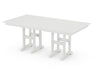 POLYWOOD Farmhouse 37" x 72" Dining Table in Vintage White image