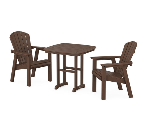 POLYWOOD Seashell 3-Piece Dining Set in Mahogany image