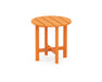 POLYWOOD Round 18" Side Table in Tangerine image
