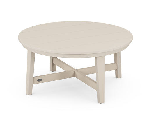 POLYWOOD Newport 36" Round Coffee Table in Sand image