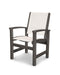 POLYWOOD Coastal Dining Chair in Vintage Coffee / Parchment Sling image