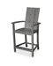 POLYWOOD Modern Adirondack Counter Chair in Slate Grey image