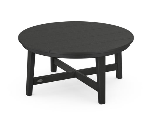 POLYWOOD Newport 36" Round Coffee Table in Black image