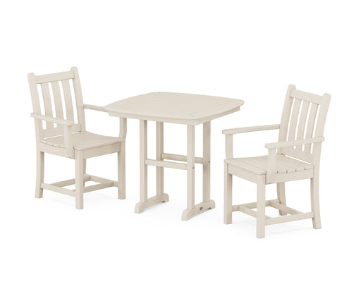 POLYWOOD Traditional Garden 3-Piece Dining Set in Sand image