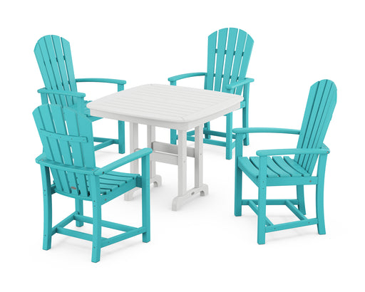 POLYWOOD Palm Coast 5-Piece Dining Set in Aruba image