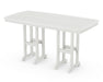 POLYWOOD Nautical 37" x 72" Counter Table in Vintage White image