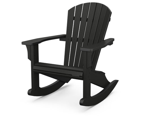 POLYWOOD Seashell Rocking Chair in Black image