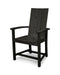 POLYWOOD Modern Adirondack Dining Chair in Black image