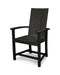 POLYWOOD Modern Upright Adirondack Chair in Black image