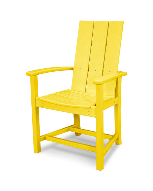 POLYWOOD Modern Adirondack Dining Chair in Lemon image