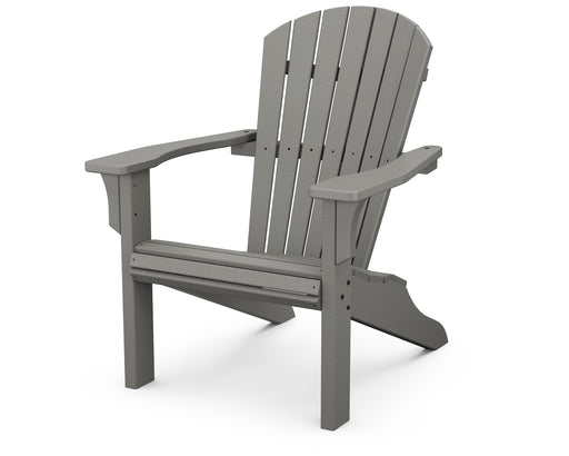 POLYWOOD Seashell Adirondack in Slate Grey image