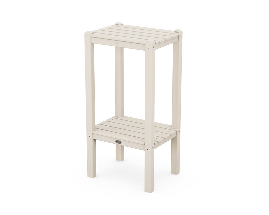 POLYWOOD Two Shelf Bar Side Table in Sand image