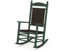 POLYWOOD Jefferson Woven Rocking Chair in Green / Cahaba image