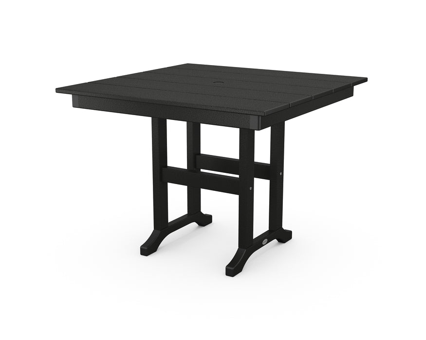 POLYWOOD Farmhouse 37" Dining Table in Black image