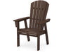 POLYWOOD Nautical Curveback Upright Adirondack Chair in Mahogany image