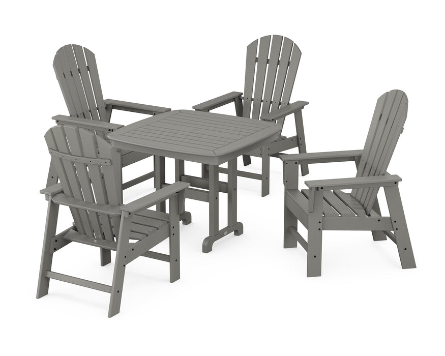 POLYWOOD South Beach 5-Piece Dining Set in Slate Grey image