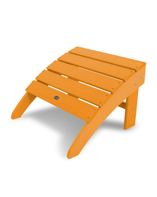 POLYWOOD South Beach Adirondack Ottoman in Tangerine image