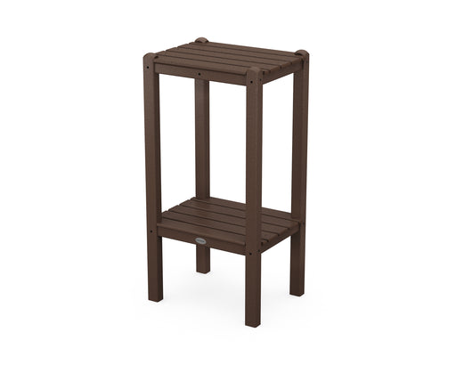 POLYWOOD Two Shelf Bar Side Table in Mahogany image