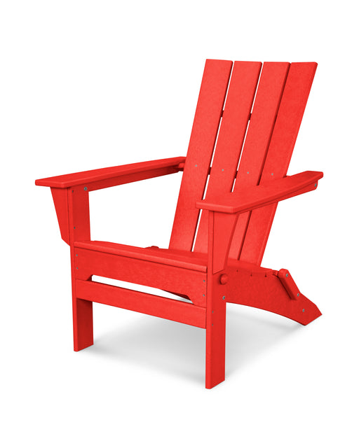 POLYWOOD Quattro Folding Adirondack in Sunset Red image