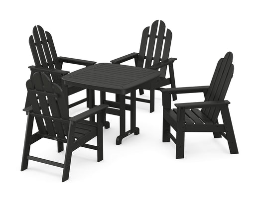 POLYWOOD Long Island 5-Piece Dining Set in Black image