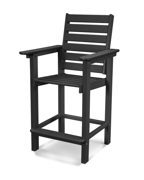 POLYWOOD Captain Counter Chair in Black image