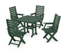 POLYWOOD Captain 5-Piece Dining Set in Green image