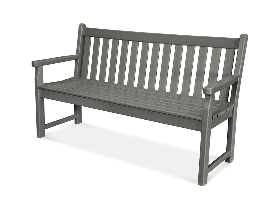 POLYWOOD Traditional Garden 60" Bench in Slate Grey image