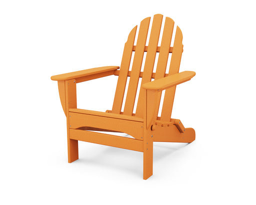 POLYWOOD Classic Folding Adirondack Chair in Tangerine image