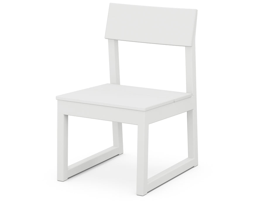 POLYWOOD EDGE Dining Side Chair in White image