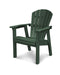 POLYWOOD Seashell Upright Adirondack Chair in Green image