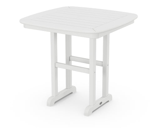 POLYWOOD Nautical 31" Dining Table in White image