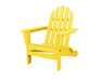 POLYWOOD Classic Folding Adirondack Chair in Lemon image