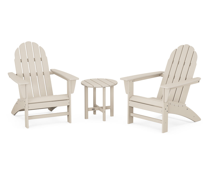 POLYWOOD Vineyard 3-Piece Adirondack Set in Sand image