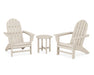POLYWOOD Vineyard 3-Piece Adirondack Set in Sand image