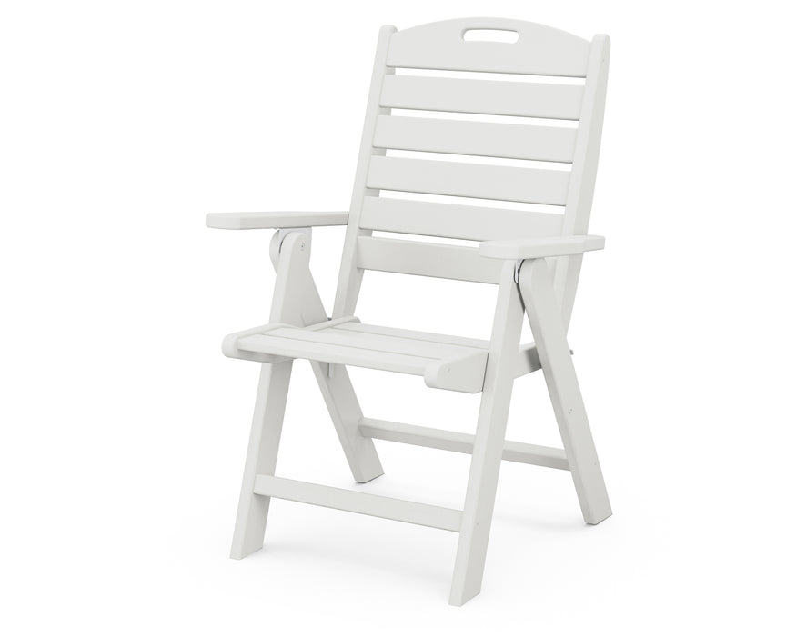 POLYWOOD Nautical Highback Chair in Vintage White image
