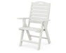 POLYWOOD Nautical Highback Chair in Vintage White image