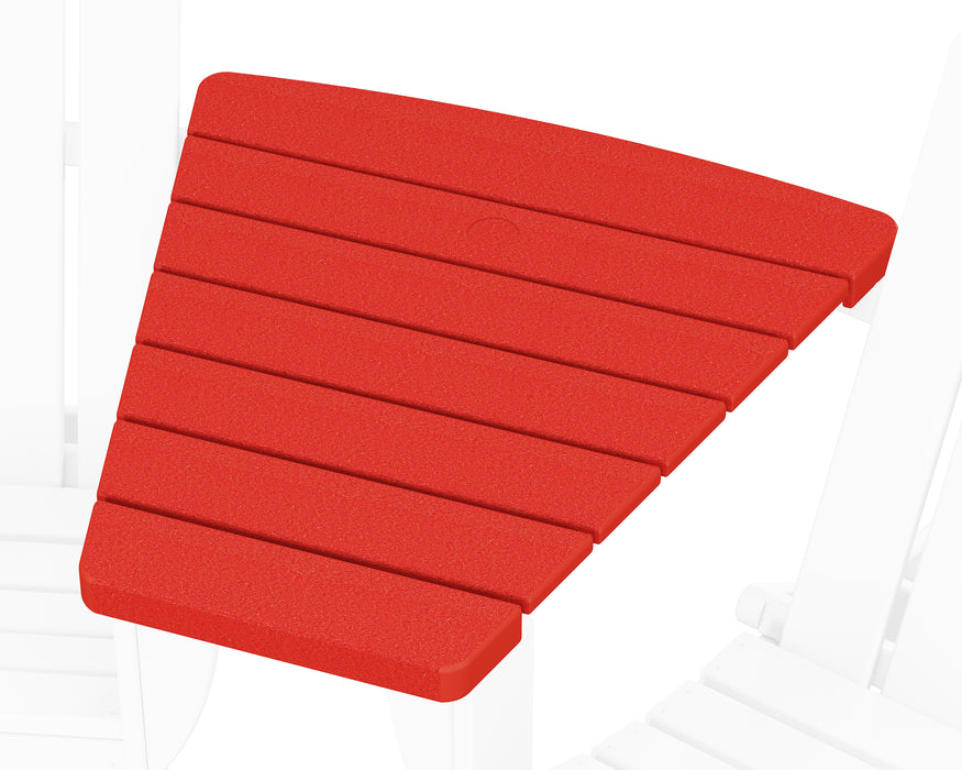 POLYWOOD Classic Series Angled Adirondack Connecting Table in Sunset Red