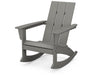 POLYWOOD Modern Adirondack Rocking Chair in Slate Grey image