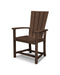 POLYWOOD Quattro Upright Adirondack Chair in Mahogany image