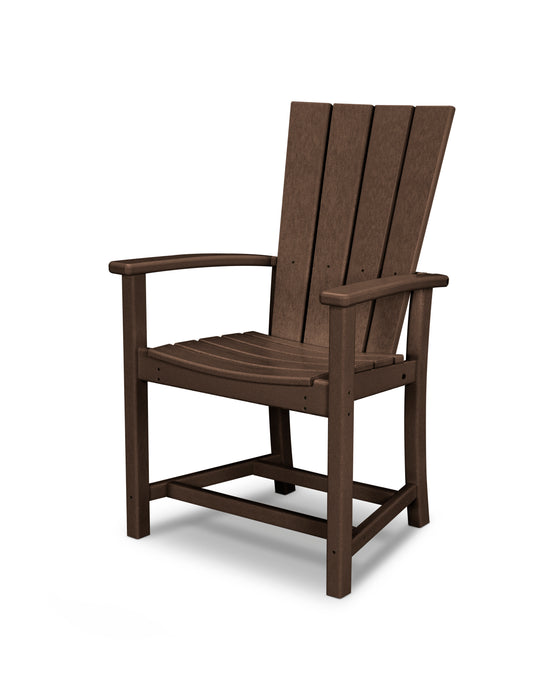 POLYWOOD Quattro Adirondack Dining Chair in Mahogany image