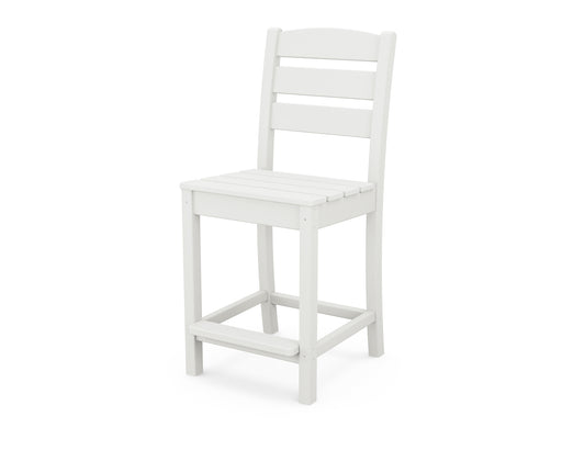 POLYWOOD Lakeside Counter Side Chair in Vintage White image