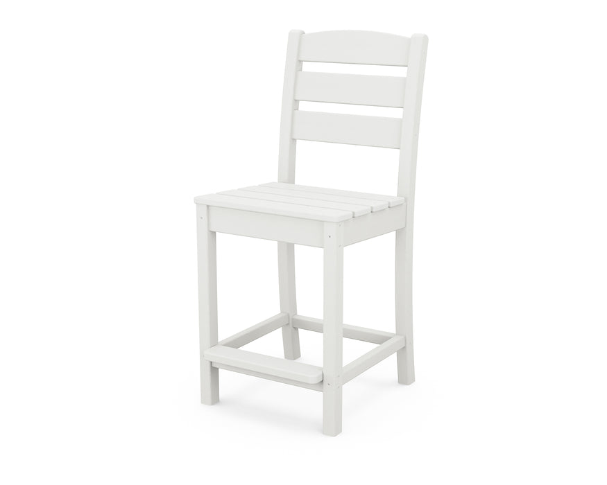 POLYWOOD Lakeside Counter Side Chair in Vintage White image